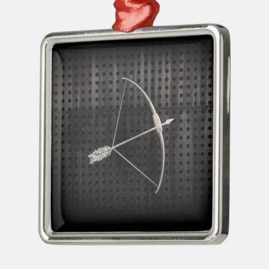 Koelboogschieten Metalen Ornament (Links)