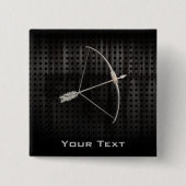 Koelboogschieten Vierkante Button 5,1 Cm (Voorkant)