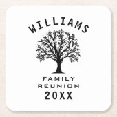 Koelboomfamilie reünie Summer Vacking Road Trip Kartonnen Onderzetters (Voorkant)