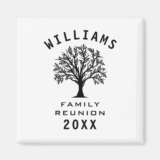 Koelboomfamilie reünie Summer Vacking Road Trip Magneet (Voorkant)