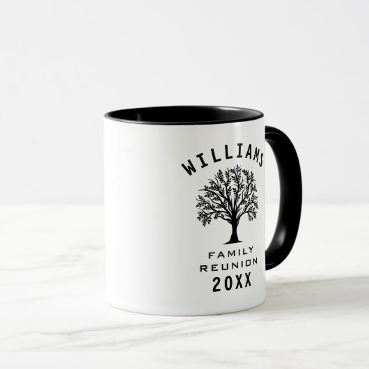 Koelboomfamilie reünie Summer Vacking Road Trip Mok (Voorkant rechts)