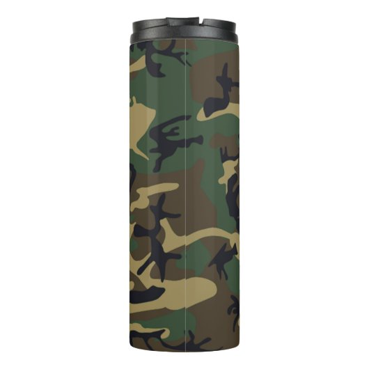 Koelbossen camouflage thermosbeker (Achterkant)