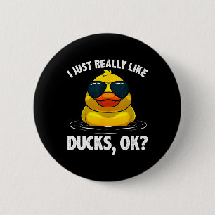 Koelboten voor mannen Duck Lovering Eigenaar Duck Ronde Button 5,7 Cm