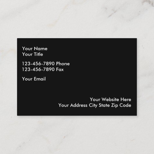 Koelbouwdiensten Moderne Visitekaartjes (Achterkant)