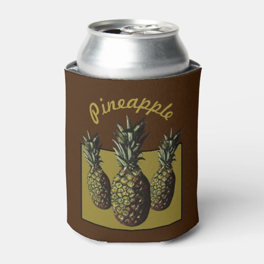 Koelbox ananas blikjeskoeler (Blikje Voorkant)
