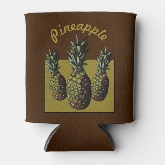 Koelbox ananas blikjeskoeler (Voorkant)