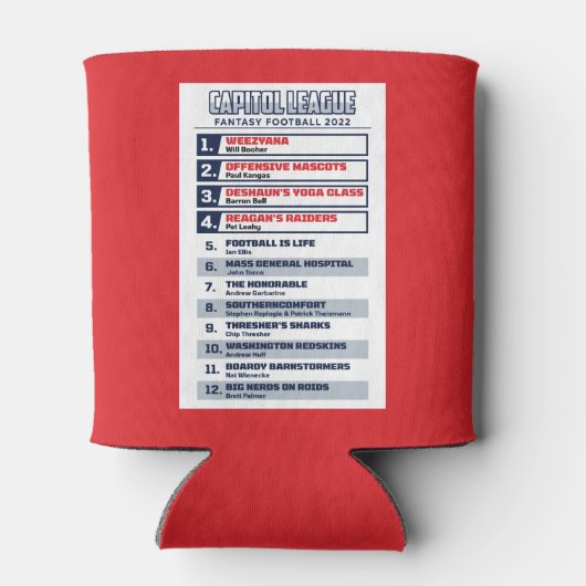 Koelbox Capitol League 2022 Blikjeskoeler (Achterkant)