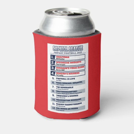 Koelbox Capitol League 2022 Blikjeskoeler (Blikje Achterkant)