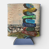 koelbox "Direction Marker on Kelley's Island" Blikjeskoeler (Voorkant)