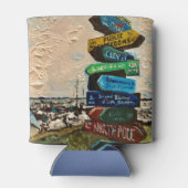 koelbox "Direction Marker on Kelley's Island" Blikjeskoeler (Achterkant)