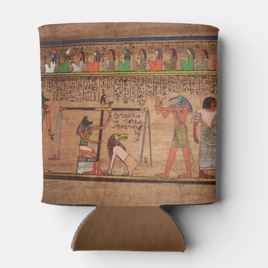 Koelbox Egypte-Hieroglyphs Blikjeskoeler (Achterkant)