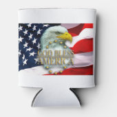Koelbox/God Zonder Amerika Blikjeskoeler (Voorkant)