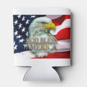 Koelbox/God Zonder Amerika Blikjeskoeler (Achterkant)
