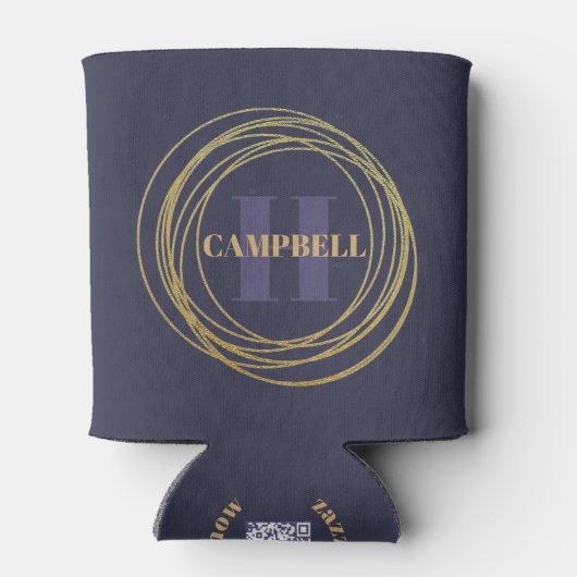 Koelbox - Golden Circles Blikjeskoeler (Achterkant)