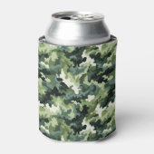 Koelbox-Green Camo Blikjeskoeler (Blikje Voorkant)