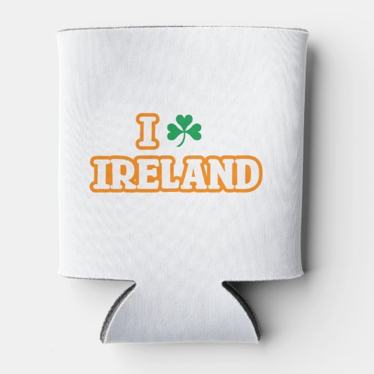 koelbox "I [SHAMROCK] IRELAND" Blikjeskoeler (Voorkant)