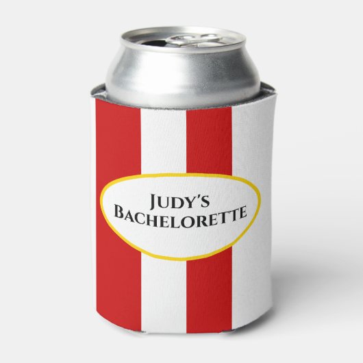 Koelbox in popcornstijl blikjeskoeler (Blikje Voorkant)