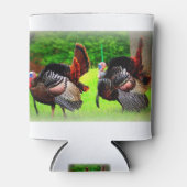 Koelbox, kalkoenprint, bierkoeler, jacht blikjeskoeler (Voorkant)