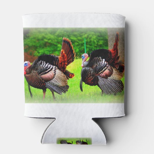 Koelbox, kalkoenprint, bierkoeler, jacht blikjeskoeler (Achterkant)