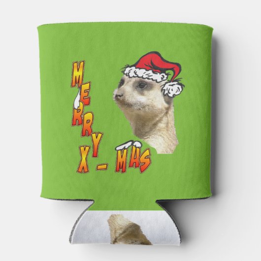  Koelbox kerstmis Meerkat Blikjeskoeler (Achterkant)