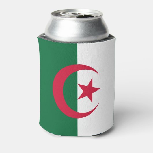 Koelbox met Algerijnse vlag Blikjeskoeler (Blikje Achterkant)