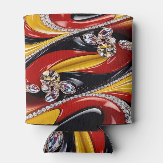 Koelbox met Belgisch Kleuren ontwerp Blikjeskoeler (Achterkant)