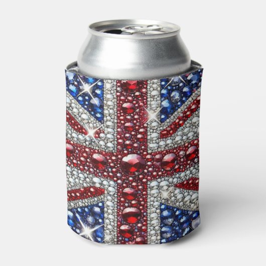 Koelbox met Brits Kleuren ontwerp Blikjeskoeler (Blikje Voorkant)