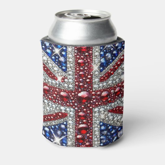 Koelbox met Brits Kleuren ontwerp Blikjeskoeler (Blikje Achterkant)