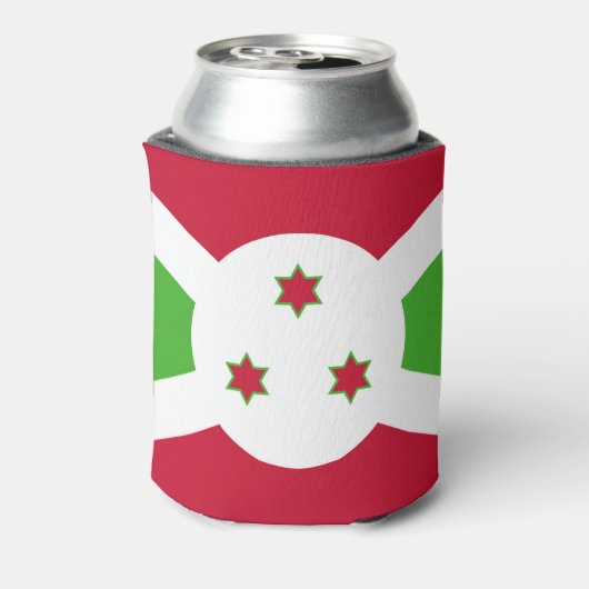 Koelbox met Burundese vlag Blikjeskoeler (Blikje Achterkant)