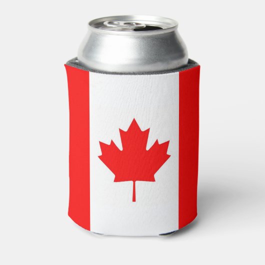 Koelbox met Canadese vlag Blikjeskoeler (Blikje Achterkant)