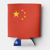 Koelbox met Chinese vlag Blikjeskoeler (Voorkant)