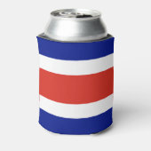 Koelbox met Costa Ricaanse vlag Blikjeskoeler (Blikje Achterkant)