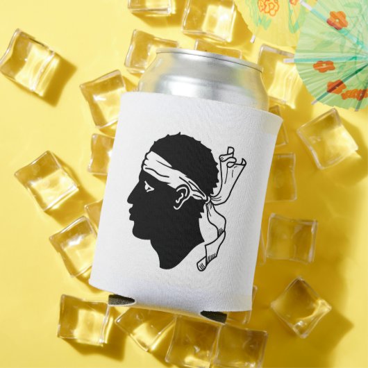 Koelbox met de vlag van Corsica Blikjeskoeler (Insitu Zomer)