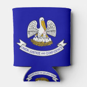 Koelbox met de vlag van de staat Louisiana, Vereni Blikjeskoeler (Achterkant)