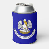 Koelbox met de vlag van de staat Louisiana, Vereni Blikjeskoeler (Blikje Achterkant)
