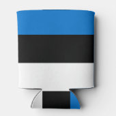 Koelbox met de vlag van Estland Blikjeskoeler (Achterkant)