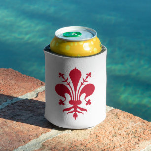 Koelbox met de vlag van Florence, Toscane Blikjeskoeler
