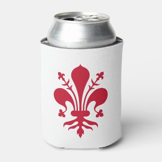 Koelbox met de vlag van Florence, Toscane Blikjeskoeler (Blikje Voorkant)