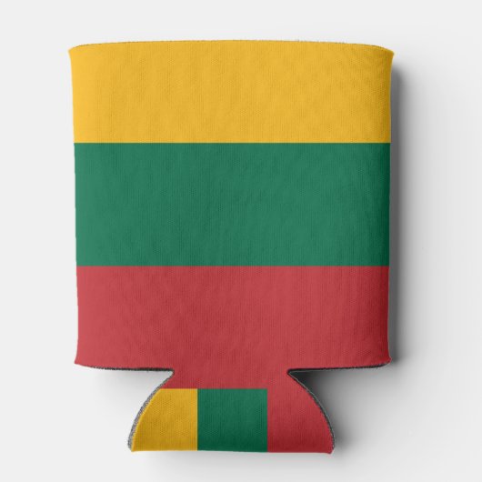 Koelbox met de vlag van Litouwen Blikjeskoeler (Achterkant)