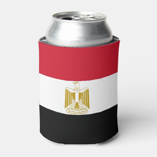 Koelbox met Egyptische vlag Blikjeskoeler (Blikje Voorkant)