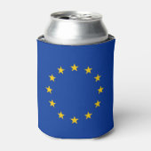 Koelbox met EU-vlag Blikjeskoeler (Blikje Voorkant)