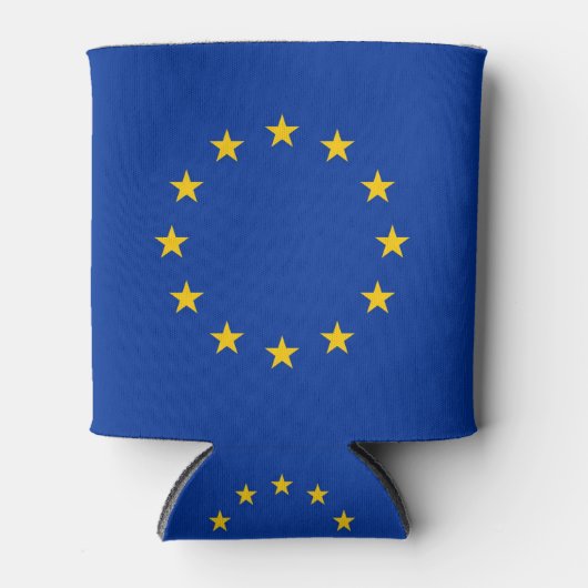 Koelbox met EU-vlag Blikjeskoeler (Voorkant)