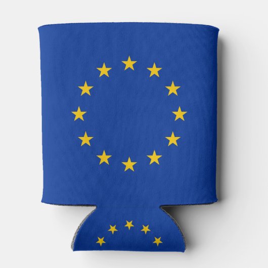 Koelbox met EU-vlag Blikjeskoeler (Achterkant)
