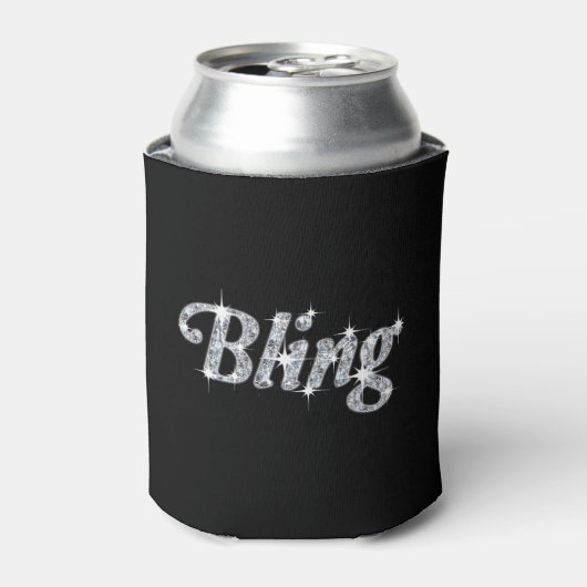 Koelbox met Faux Diamond Bling Design Blikjeskoeler (Blikje Voorkant)