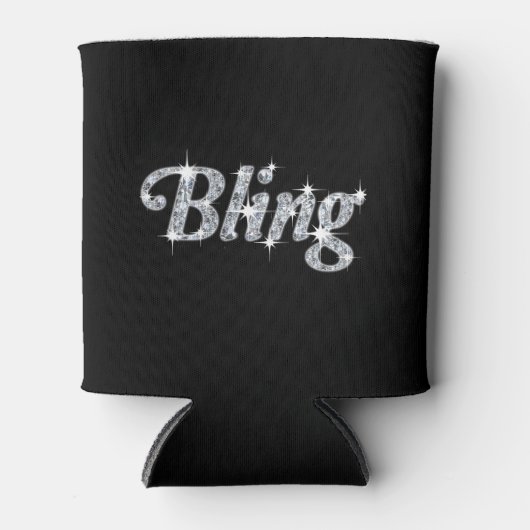 Koelbox met Faux Diamond Bling Design Blikjeskoeler (Voorkant)