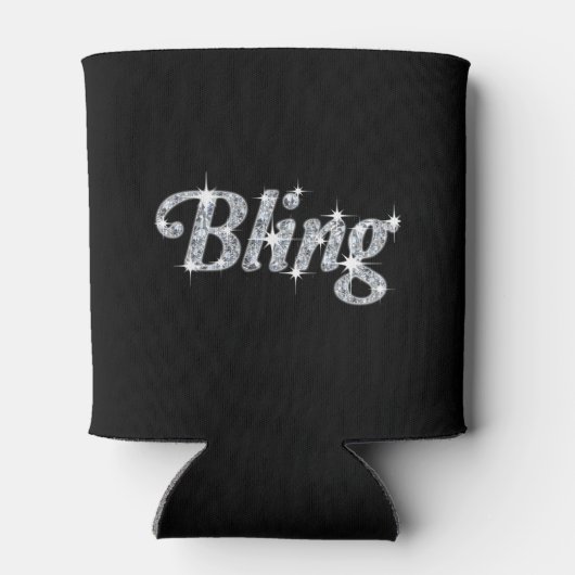 Koelbox met Faux Diamond Bling Design Blikjeskoeler (Achterkant)