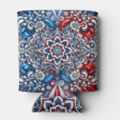 Koelbox met Franse kleuren design Blikjeskoeler (Achterkant)