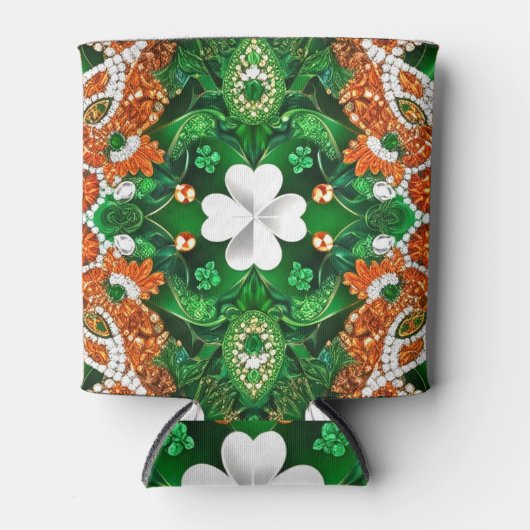 Koelbox met Ierland Kleuren ontwerp Blikjeskoeler (Voorkant)