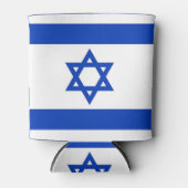 Koelbox met Israëlische vlag Blikjeskoeler (Voorkant)
