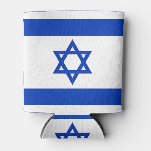 Koelbox met Israëlische vlag Blikjeskoeler (Voorkant)